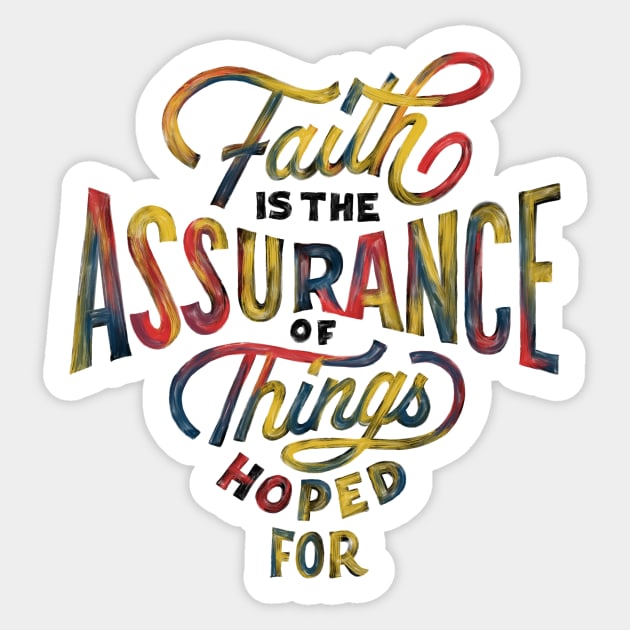 Faith v2 Sticker by stefankunz